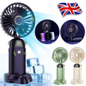 USB Rechargeable Portable Mini Folding Desk Fan